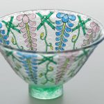 錦藤紋井戸茶碗